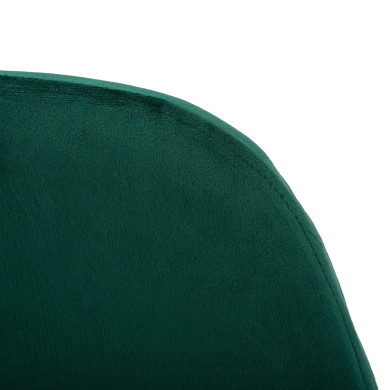 ΚΑΡΕΚΛΑ LEONARDO ΒΕΛΟΥΔΟ ΚΥΠΑΡΙΣΣΙ ΜΕ ΜΕΤΑΛΛΙΚΑ ΠΟΔΙΑ 45x53x85Υ εκ. HM00100.23