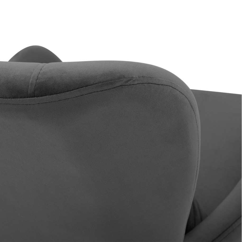 ΠΟΛΥΘΡΟΝΑ ΜΠΕΡΖΕΡΑ ΒΕΛΟΥΔΟ ΓΚΡΙ ΜΕ ΜΕΤΑΛΛΙΚΟ ΜΑΥΡΟ ΠΟΔΙ HM8721.01