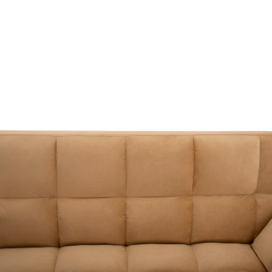 ΚΑΝΑΠΕΣ ΚΡΕΒΑΤΙ 3ΘΕΣΙΟΣ ΑΠΟ ΒΕΛΟΥΔΟ ΜΠΕΖ HM3167.07 182Χ80Χ88Υ εκ.