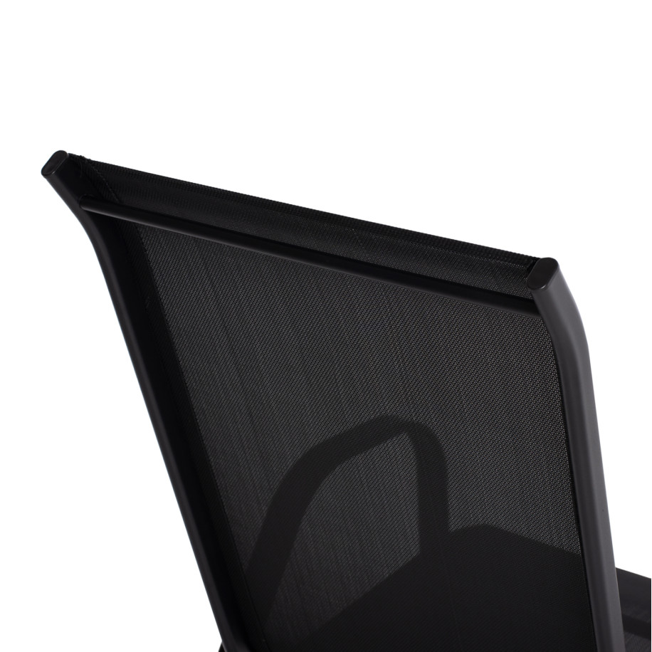 ΠΟΛΥΘΡΟΝΑ ΕΞ.ΧΩΡΟΥ LEON HM5000.03 ΜΕΤΑΛΛΙΚΗ ΜΑΥΡΟ ΜΕ TEXTILENE ΜΑΥΡΟ 55x77x95Υεκ