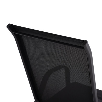 ΠΟΛΥΘΡΟΝΑ ΕΞ.ΧΩΡΟΥ LEON HM5000.03 ΜΕΤΑΛΛΙΚΗ ΜΑΥΡΟ ΜΕ TEXTILENE ΜΑΥΡΟ 55x77x95Υεκ