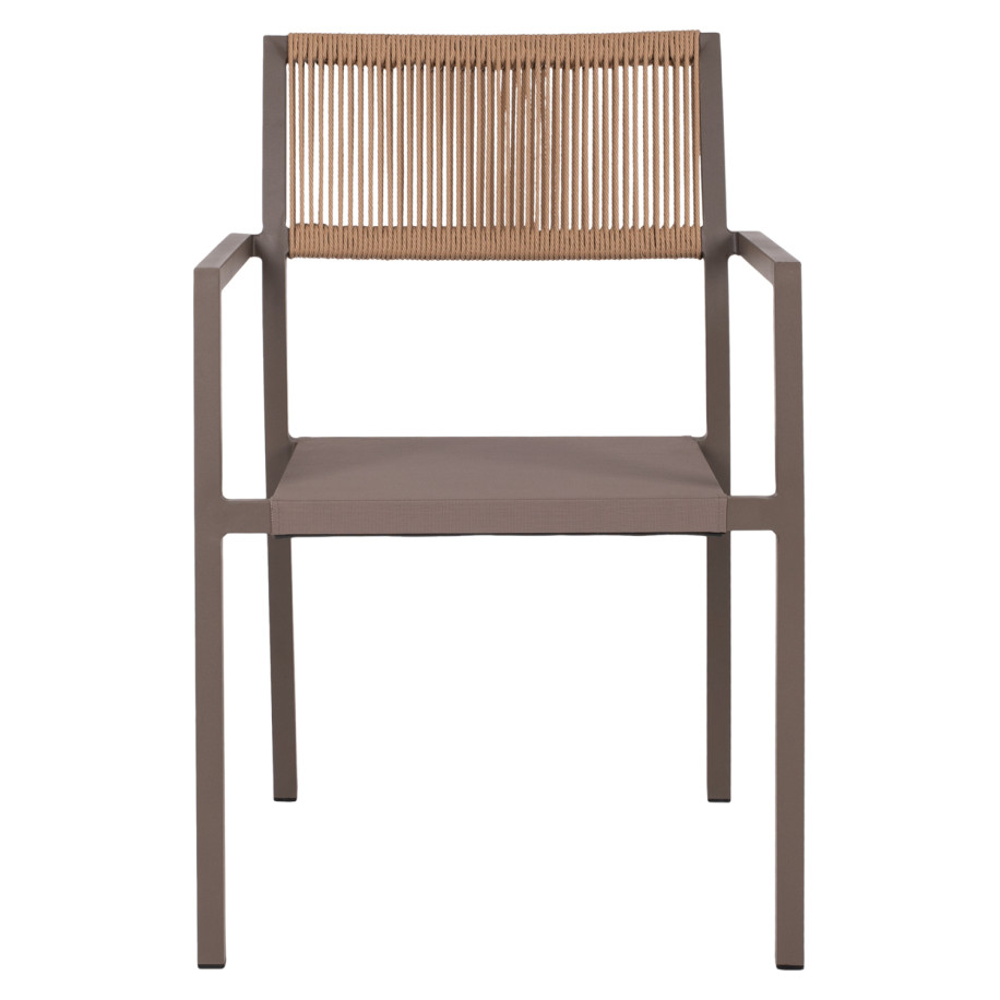 ΠΟΛΥΘΡΟΝΑ ΑΛΟΥΜΙΝΙΟΥ ΕΠΑΓΓΕΛΜΑΤΙΚΗ ΣΑΜΠΑΝΙΖΕ MIREN ME RATTAN ΠΛΑΤΗ HM5893.03 55,5x58,5x83 εκ.