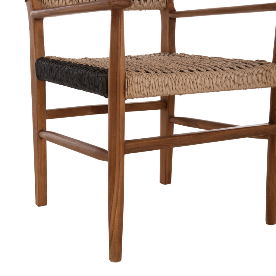 ΠΟΛΥΘΡΟΝΑ ΤΡΑΠΕΖΑΡΙΑΣ ΤΕΑΚ ΞΥΛΟ ΣΥΝΘΕΤΙΚΟ ΣΧΟΙΝΙ 58x67x83Yεκ.HM9383.01