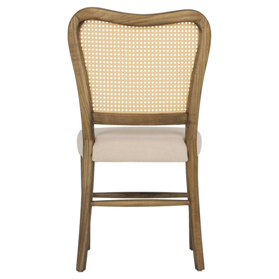 ΚΑΡΕΚΛΑ ΤΟΟΝ ΞΥΛΟ RATTAN ΥΦΑΣΜΑ HM9406.04 47x52x91,5Υεκ.