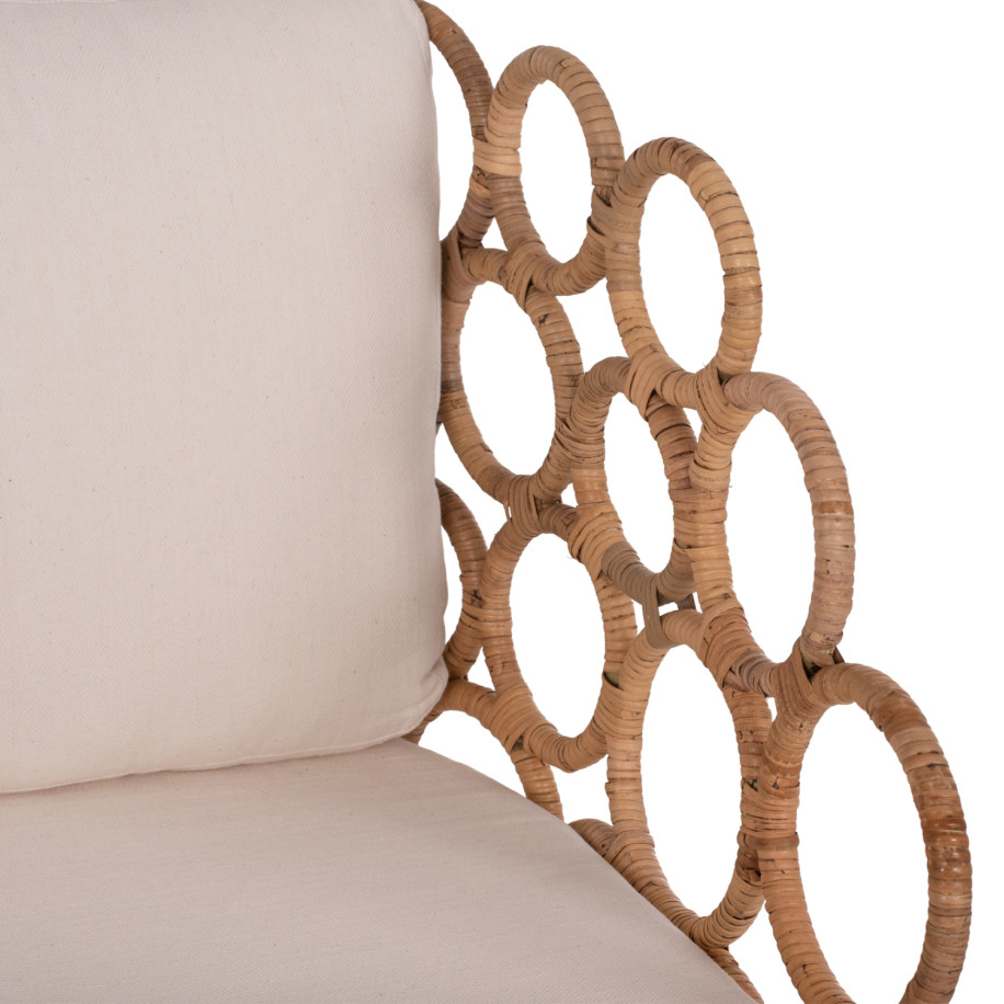 ΠΟΛΥΘΡΟΝΑ RINGER HM9341 ΑΠΟ RATTAN-ΜΕΤΑΛΛΟ ΦΥΣΙΚΟ ΧΡΩΜΑ 65x69x86Y εκ.