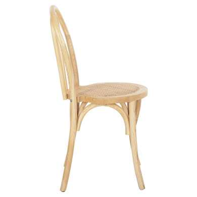 ΞΥΛΙΝΗ ΚΑΡΕΚΛΑ ΣΤΟΙΒΑΖΟΜΕΝΗ ΒΙΕΝΝΗΣ MONTREAL HM8914.25 ΟΞΙΑ DARK HONEY 42x47x90Υεκ.