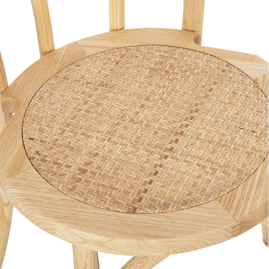 ΞΥΛΙΝΗ ΚΑΡΕΚΛΑ ΣΤΟΙΒΑΖΟΜΕΝΗ ΒΙΕΝΝΗΣ MONTREAL HM8914.25 ΟΞΙΑ DARK HONEY 42x47x90Υεκ.