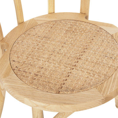 ΞΥΛΙΝΗ ΚΑΡΕΚΛΑ ΣΤΟΙΒΑΖΟΜΕΝΗ ΒΙΕΝΝΗΣ MONTREAL HM8914.25 ΟΞΙΑ DARK HONEY 42x47x90Υεκ.