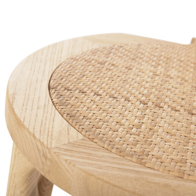 ΞΥΛΙΝΗ ΚΑΡΕΚΛΑ ΣΤΟΙΒΑΖΟΜΕΝΗ ΒΙΕΝΝΗΣ MONTREAL HM8914.25 ΟΞΙΑ DARK HONEY 42x47x90Υεκ.