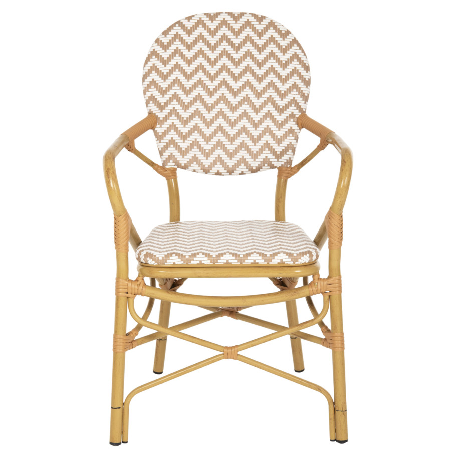 ΠΟΛΥΘΡΟΝΑ ΑΛΟΥΜΙΝΙΟΥ BAMBOO LOOK ΦΥΣΙΚΟ - ΛΕΥΚΟ HM5928.03 55x58x95 εκ.