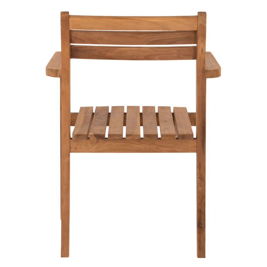 ΠΟΛΥΘΡΟΝΑ ERIETTA ΞΥΛΟ TEAK ΣΤΟΙΒΑΖΟΜΕΝΗ HM9534 ΣΕ ΦΥΣΙΚΟ ΧΡΩΜΑ 60x54x87Y εκ.