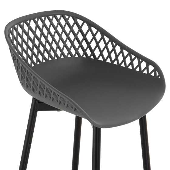 ΣΚΑΜΠΟ ΠΟΛΥΠΡΟΠΥΛΕΝΙΟΥ AVAYA ΓΚΡΙ ΜΕ ΜΕΤΑΛΛΙΚΑ ΠΟΔΙΑ ΜΑΥΡΑ HM8686.20 46x48x99Υ εκ.