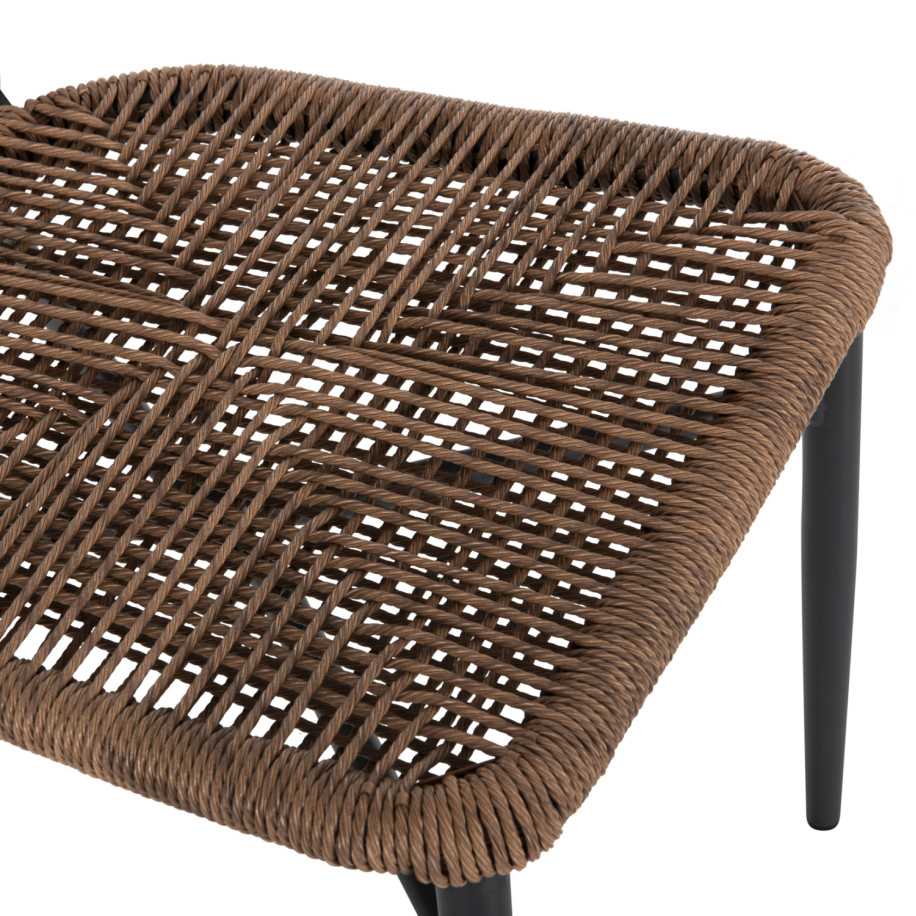 ΚΑΡΕΚΛΑ ΕΞΩΤ.ΧΩΡΟΥ EULO HM6049.03 ΑΛΟΥΜΙΝΙΟ ΣΕ ΑΝΘΡΑΚΙ-ΣΥΝΘΕΤΙΚΟ RATTAN ΓΚΡΙ 49x60x78Υεκ.