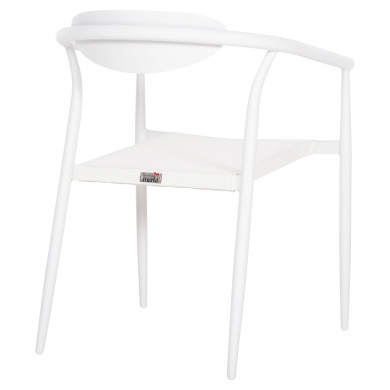 ΠΟΛΥΘΡΟΝΑ SERLY HM6052.01 ΑΛΟΥΜΙΝΙΟ ΛΕΥΚΟ-TEXTILENE ΛΕΥΚΟ 56x61x74,5Yεκ