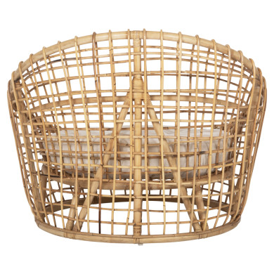 ΠΟΛΥΘΡΟΝΑ ENTO HM9814 RATTAN ΣΕ ΦΥΣΙΚΟ-ΜΠΕΖ ΜΑΞΙΛΑΡΙ 85x75x67Yεκ.
