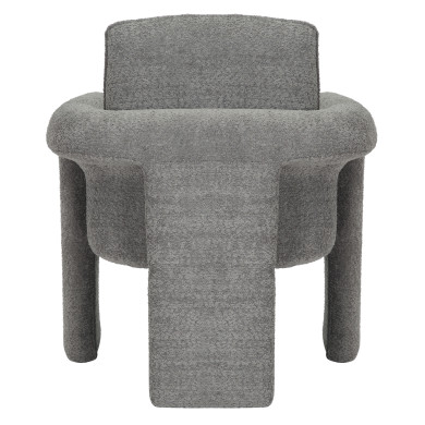 ΠΟΛΥΘΡΟΝΑ CRUSHER HM9681.01 ΓΚΡΙ ΜΠΟΥΚΛΕ ΥΦΑΣΜΑ-ΜΕΤΑΛΛΙΚΟΣ ΣΚΕΛΕΤΟΣ 82x78x87Υεκ.