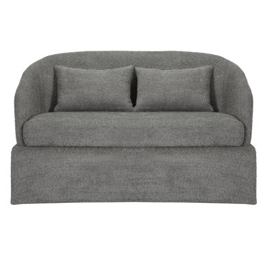 ΚΑΝΑΠΕΣ ΔΙΘΕΣΙΟΣ BEVY2 HM9678.01 ΓΚΡΙ ΜΠΟΥΚΛΕ ΥΦΑΣΜΑ-ΜΕΤΑΛΛΙΚΟΣ ΣΚΕΛΕΤΟΣ 128x72x74Υεκ.