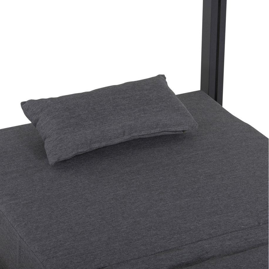 ΔΙΠΛΗ ΞΑΠΛΩΣΤΡΑ ΑΛΟΥΜΙΝΙΟΥ ΠΑΡΑΛΙΑΣ ΜΕ ΣΚΙΑΣΤΡΟ ΚΥΒΟΣ GALLANT HM6097.01 ΓΚΡΙ 2x2x2μ