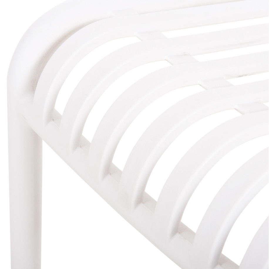 ARMCHAIR OUTDOOR CONVEE HM6105.01 POLYPROPYLENE IN WHITE 55x56x79H cm.