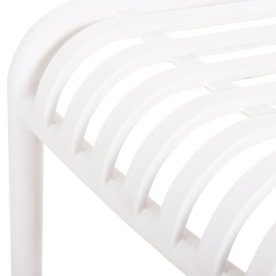 ARMCHAIR OUTDOOR CONVEE HM6105.01 POLYPROPYLENE IN WHITE 55x56x79H cm.