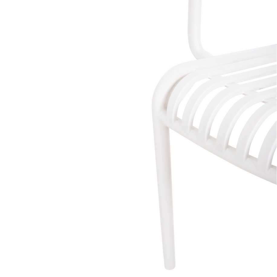 ARMCHAIR OUTDOOR CONVEE HM6105.01 POLYPROPYLENE IN WHITE 55x56x79H cm.