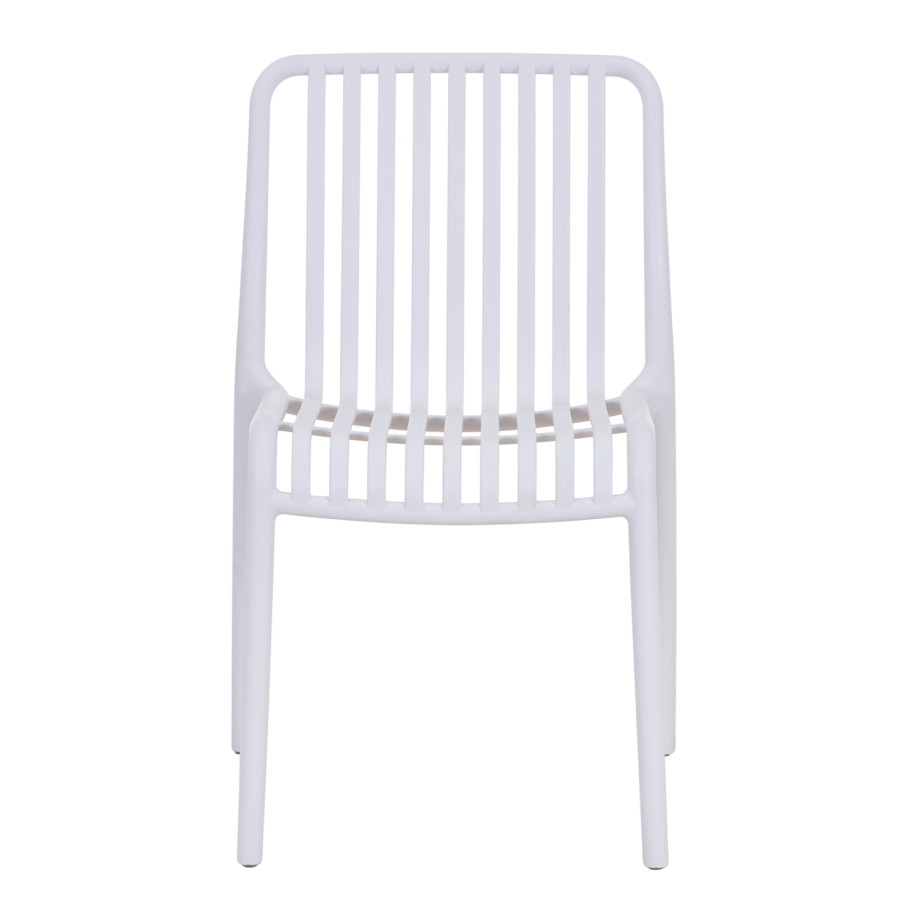 CHAIR OUTDOOR CONVEE HM6104.01 POLYPROPYLENE IN WHITE 48x56x79Hcm.