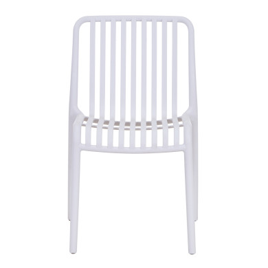 CHAIR OUTDOOR CONVEE HM6104.01 POLYPROPYLENE IN WHITE 48x56x79Hcm.