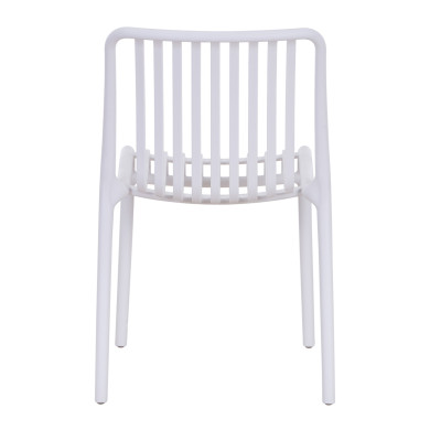 CHAIR OUTDOOR CONVEE HM6104.01 POLYPROPYLENE IN WHITE 48x56x79Hcm.