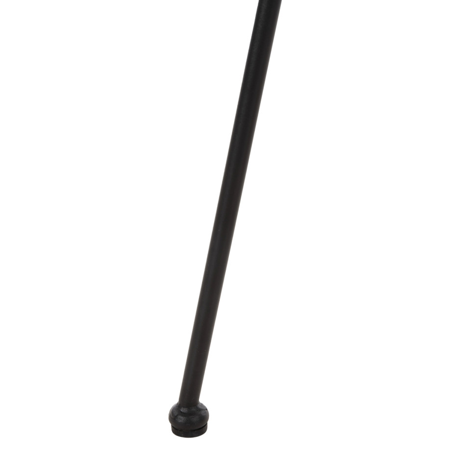 ARMCHAIR NEST-TYPE ALLEGRA HM5458.11 BLACK METAL-WICKER IN BEIGE 73x78x88H cm.