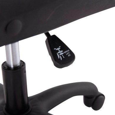 ΚΑΡΕΚΛΑ ΓΡΑΦΕΙΟΥ PORTIMA HM1197.03 ΓΚΡΙ PVC-ΜΑΥΡΟΣ ΣΚΕΛΕΤΟΣ & ΒΑΣΗ 66.5x60x97Υεκ