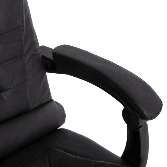 ΚΑΡΕΚΛΑ ΓΡΑΦΕΙΟΥ LAGOM HM1198 ΜΑΥΡO PVC-ΜΕΤΑΛ.ΒΑΣΗ-ΜΑΥΡΟΣ ΣΚΕΛΕΤΟΣ 60x70x104Υεκ