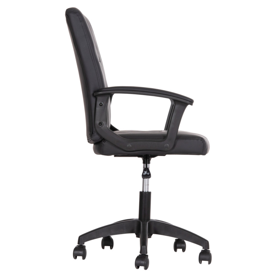 ΚΑΡΕΚΛΑ ΓΡΑΦΕΙΟΥ NIM HM1200.01 ΜΑΥΡΟ PVC-ΜΑΥΡΟΣ ΣΚΕΛΕΤΟΣ & ΒΑΣΗ 58x65x100Υεκ