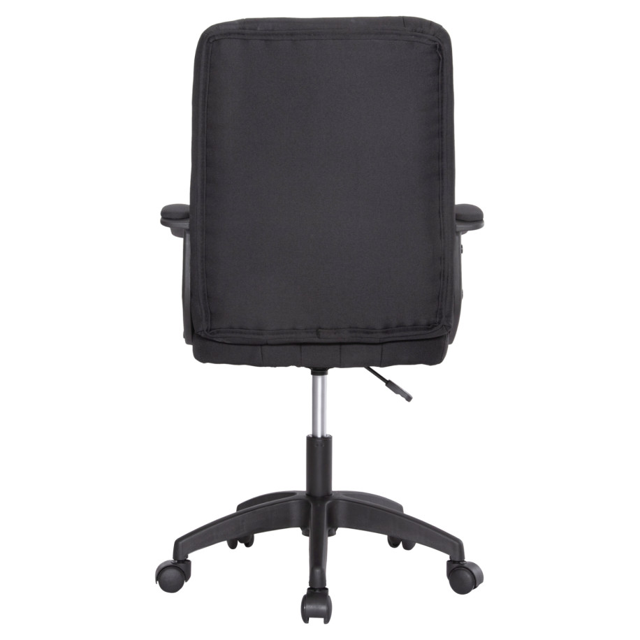 ΚΑΡΕΚΛΑ ΓΡΑΦΕΙΟΥ NIM HM1200.11 ΜΑΥΡΟ ΥΦΑΣΜΑ-ΜΑΥΡΟΣ ΣΚΕΛΕΤΟΣ & ΒΑΣΗ 58x61x101.5Υεκ