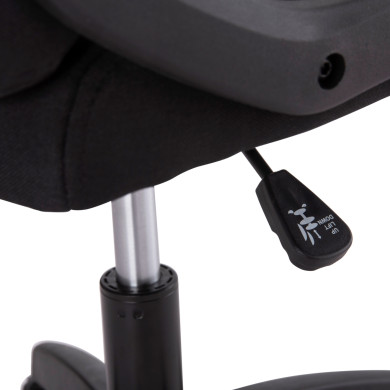 ΚΑΡΕΚΛΑ ΓΡΑΦΕΙΟΥ NIM HM1200.11 ΜΑΥΡΟ ΥΦΑΣΜΑ-ΜΑΥΡΟΣ ΣΚΕΛΕΤΟΣ & ΒΑΣΗ 58x61x101.5Υεκ