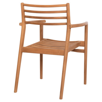 ΠΟΛΥΘΡΟΝΑ MOOSEN HM9936 ΜΑΣΙΦ ΞΥΛΟ TEAK ΣΕ ΦΥΣΙΚΟ 59x60x78,5Υ