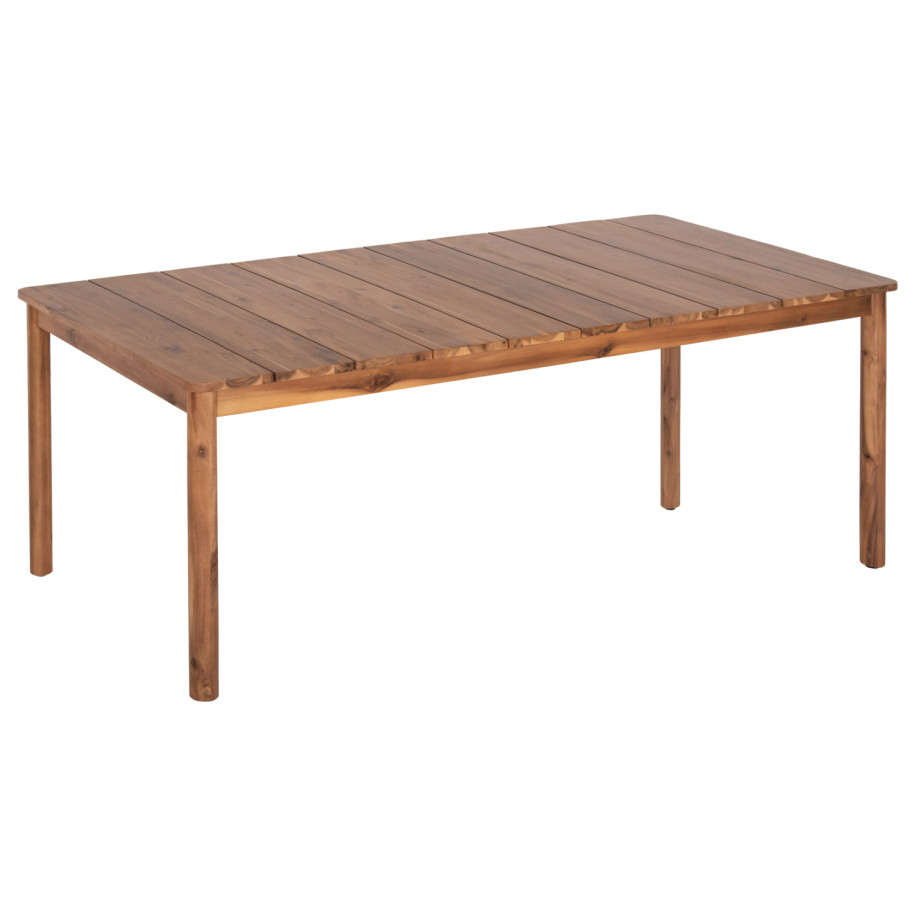 OUTDOOR DINING TABLE NAVANT HM6136 SOLID ACACIA WOOD-NATURAL COLOR 200x100x75Hcm.